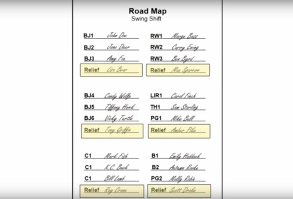 String on a road map String on a road map
