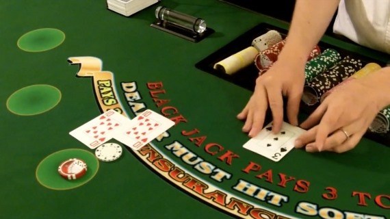 The Player tips the dealer by betting for them The Player tips the dealer by betting for them