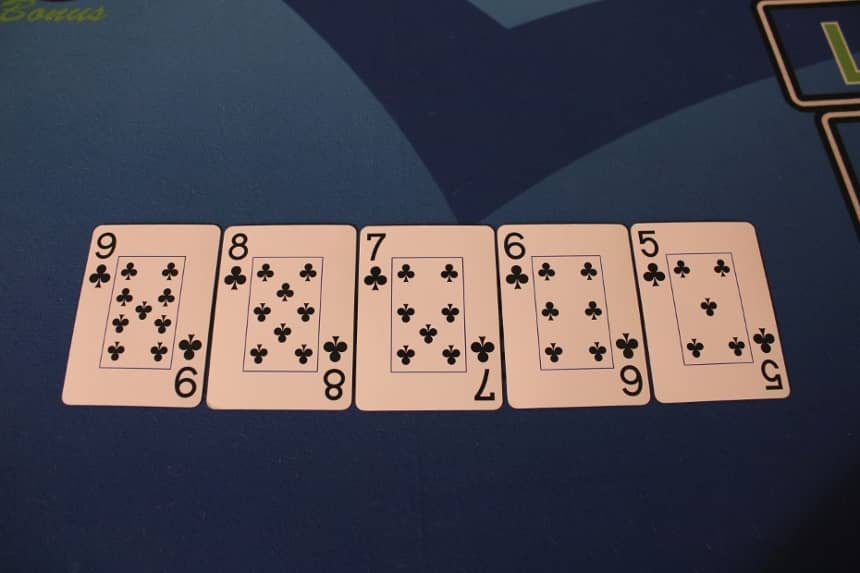 This picture is an example of a Straight Flush This picture is an example of a Straight Flush