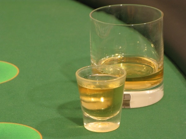 A shot of alcohol A shot of alcohol