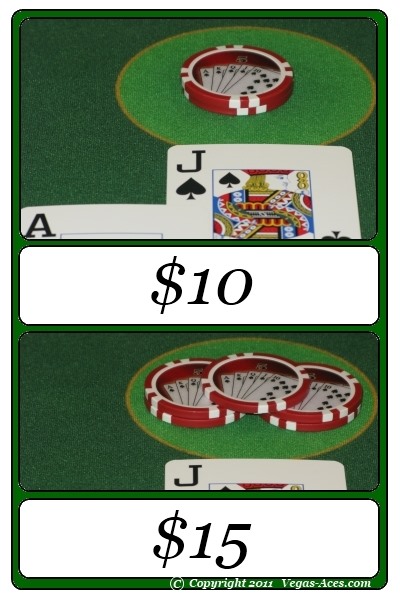 A sample of the blackjack flashcard A sample of the blackjack flashcard