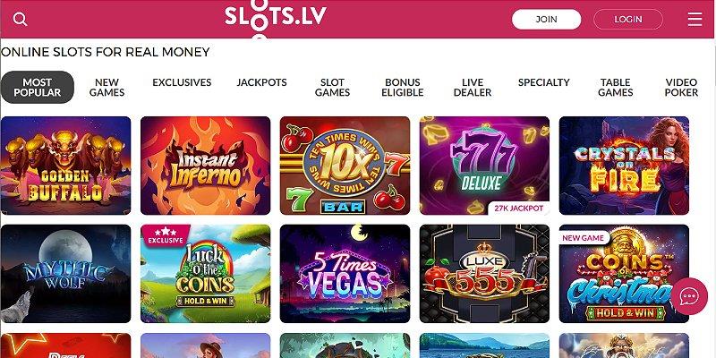 Screenshot of Slots LV